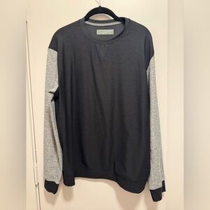 Outdoor Voices Men Small Black/Grey Pullover (Poly/Spandex)